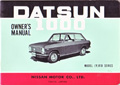 Datsun 1000 Owner's Manual B10 VB10 1969